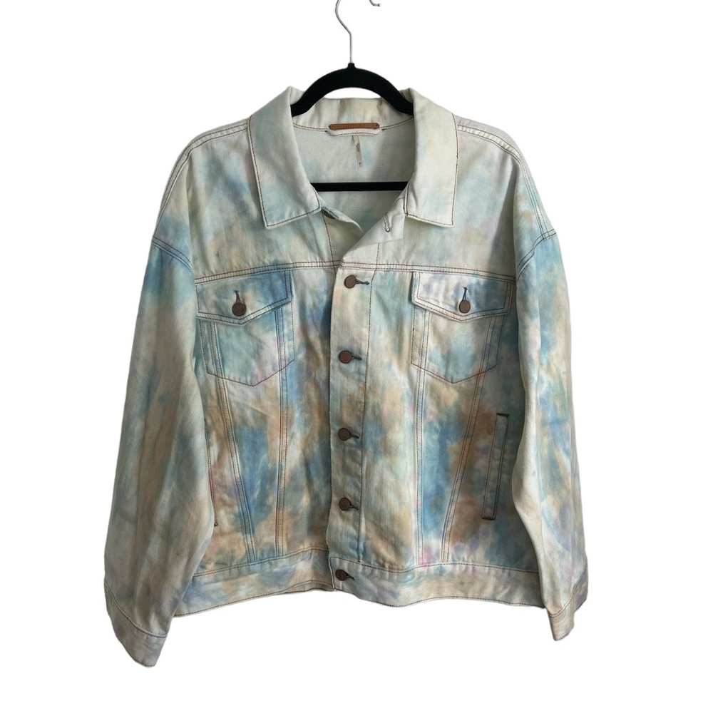 Tie-Dye Denim Jacket